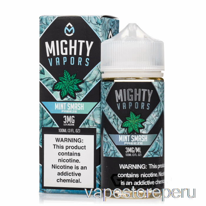 Vape Peru Mint Smash Frozen - Vapores Poderosos - 100ml 3mg